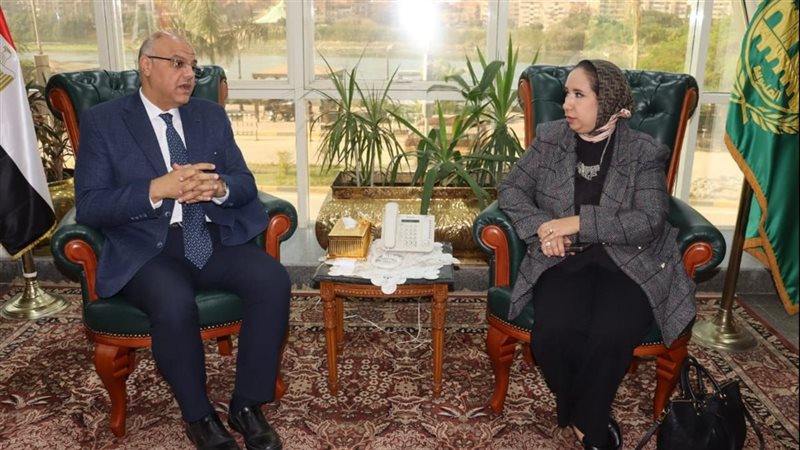 محافظ القليوبية خلال