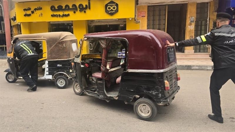 ضبط سائقى التكتك