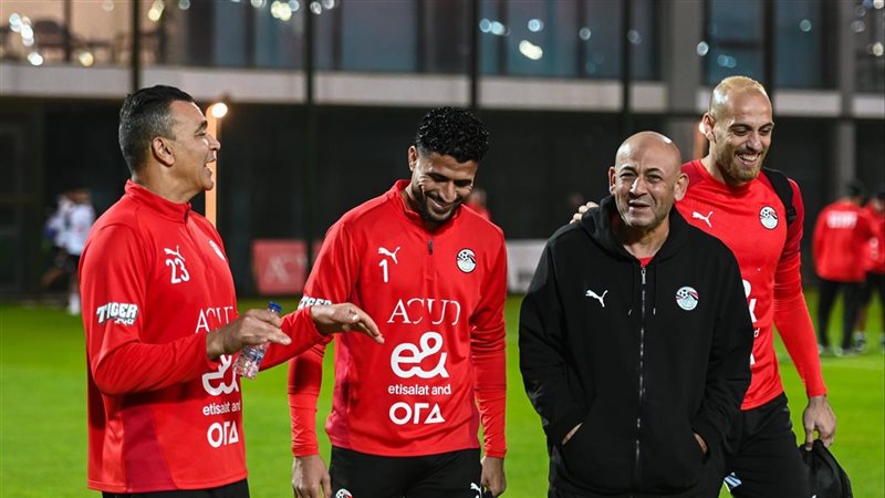 الحضري مع حراس منتخب