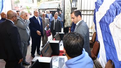 نقيب المحامين يتفقد مقر انعقاد الجمعية العمومية