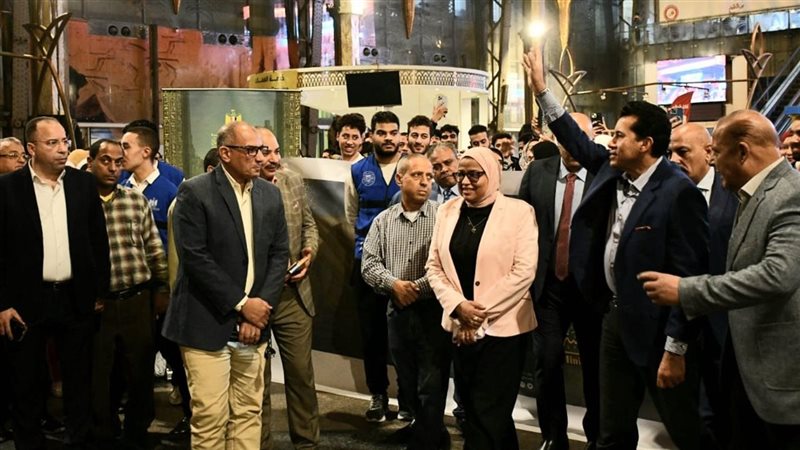 أشرف صبحي يودّع المشاركين