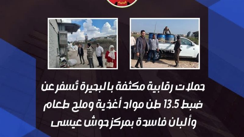حملات رقابية بالبحيرة،