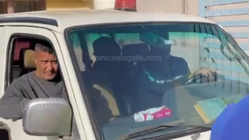 لحظة خروج جثمان الزوجة