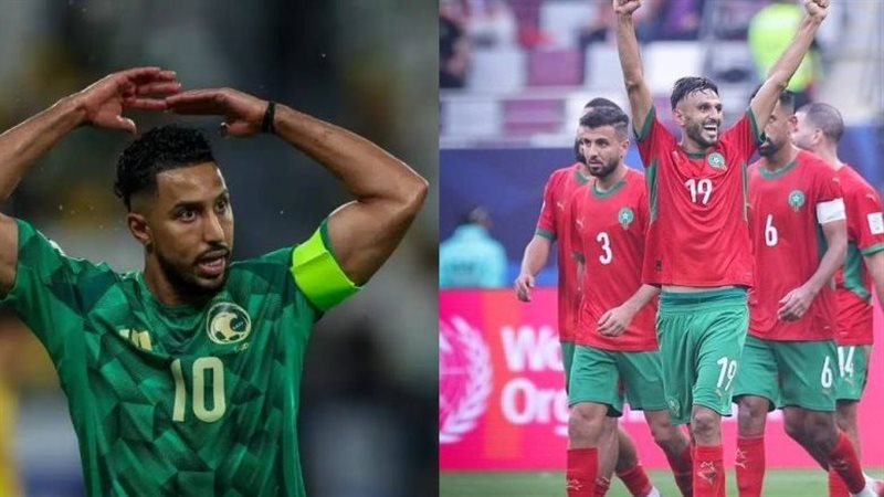 السعودية ضد المغرب،