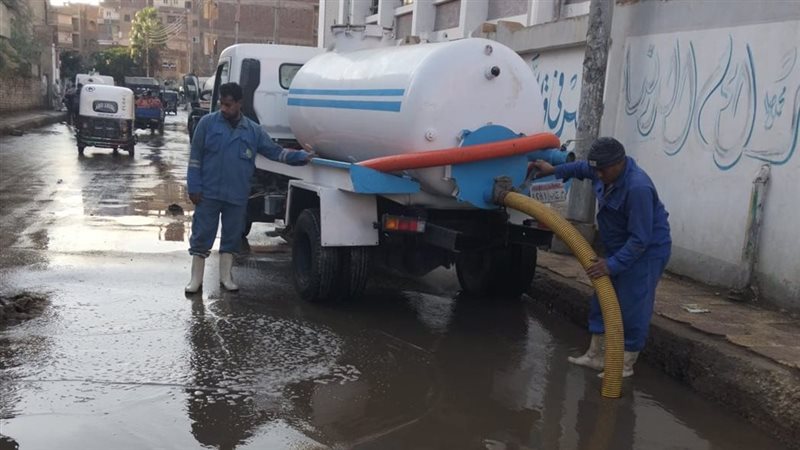 مياه المنوفية ترفع