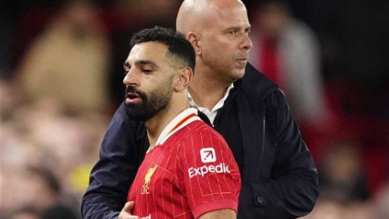 آرني سلوت ومحمد صلاح