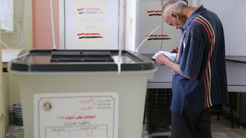 التصويت في انتخابات