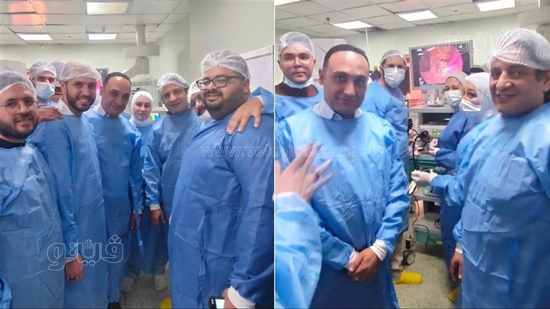 الفريق الطبي بمستشفى