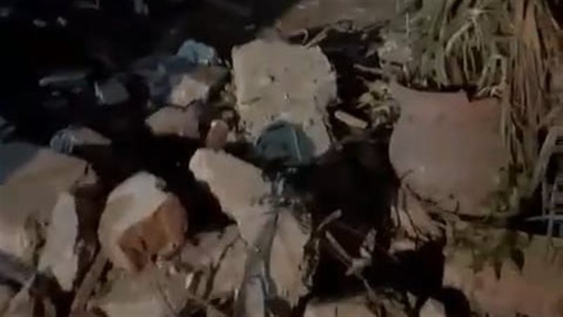 خسائر انهيار عقار