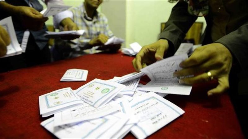 فرز الأصوات بأسيوط،