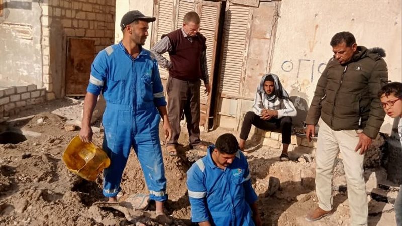 جانب من أعمال الإصلاح،