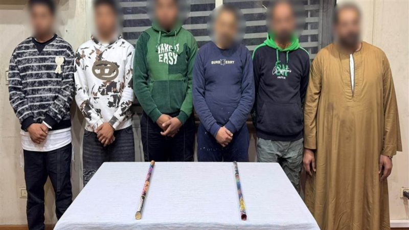 مشاجرة بالألعاب النارية