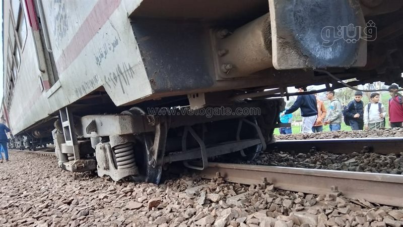 خروج عربة قطار عن