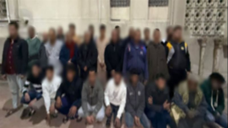 ضبط27 شخصًا لتجمعهم