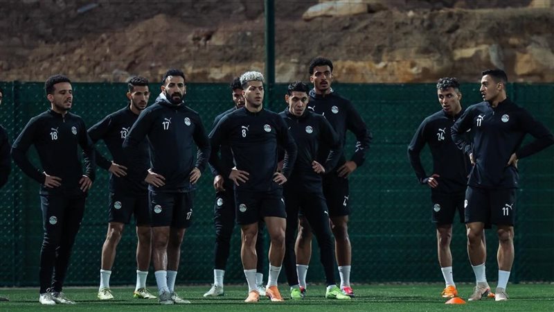 منتخب مصر يستعد لزيمبابوي،