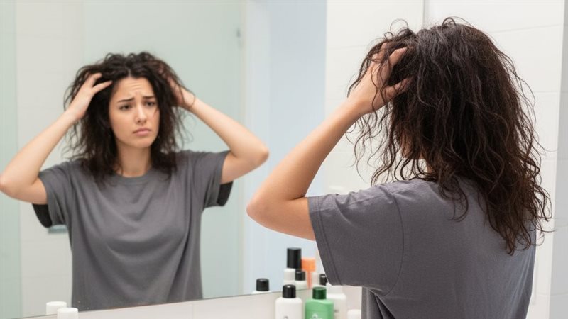 العناية بالشعر الجاف