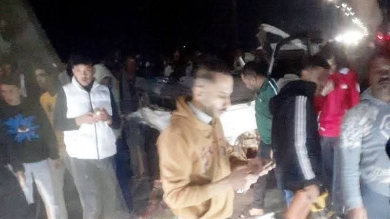 حادث تصادم طريق جمصة،