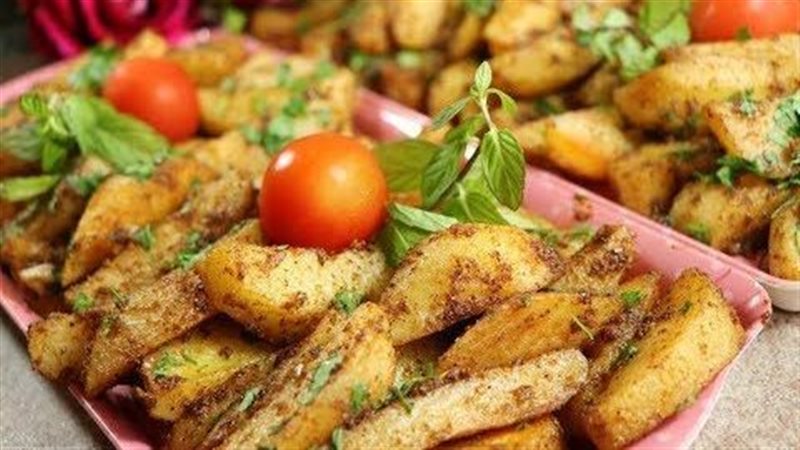 طريقة بطاطس مشوية