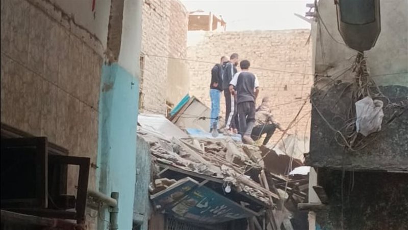 انهيار عقار امبابة
