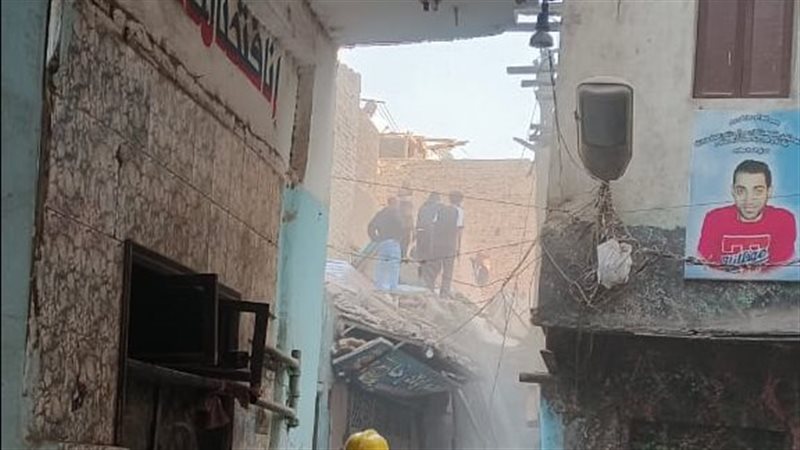 انهيار عقار امبابة
