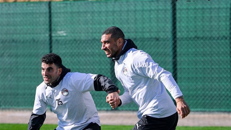 منتخب مصر يستعد لجنوب