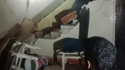 إصابة شخصين في انهيار جزئي لعقار بالمنصورة بعد انفجار أسطوانة غاز