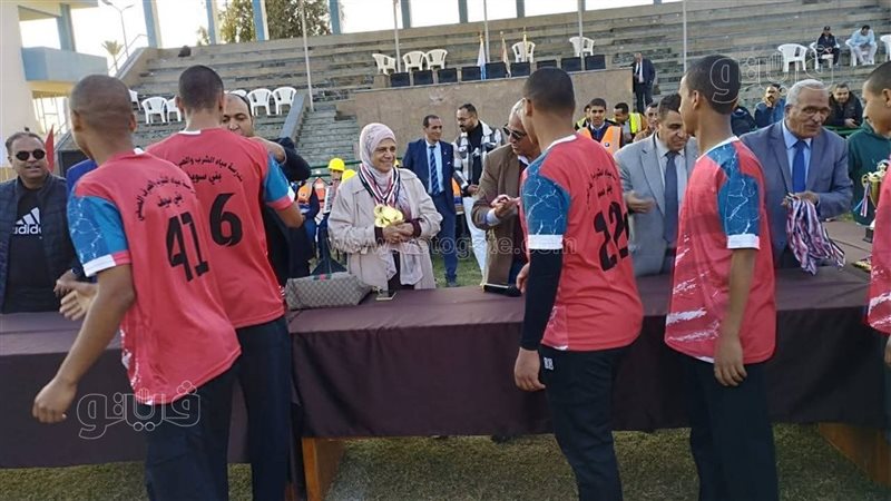 مياه بني سويف تحصد