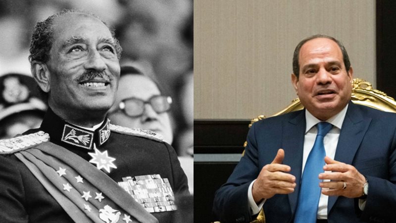 الرئيس السيسي وبطل