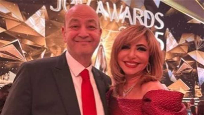 عمرو أديب ولميس الحديدي،