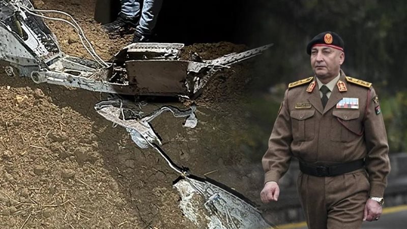 سقوط طائرة رئيس الأركان
