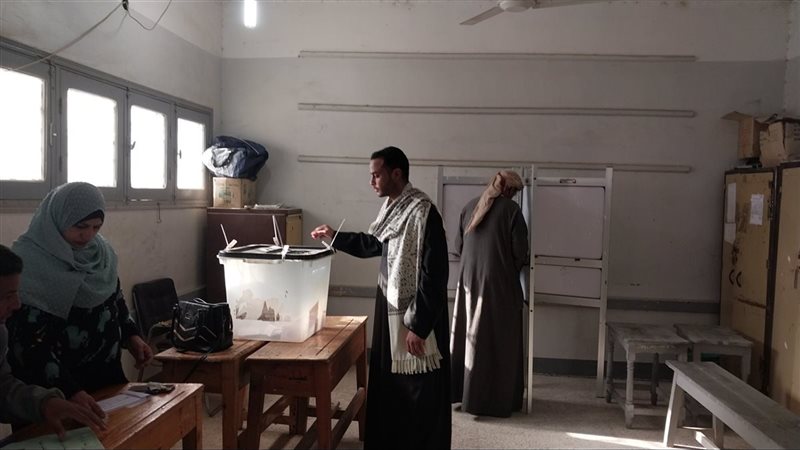 جانب من عملية التصويت