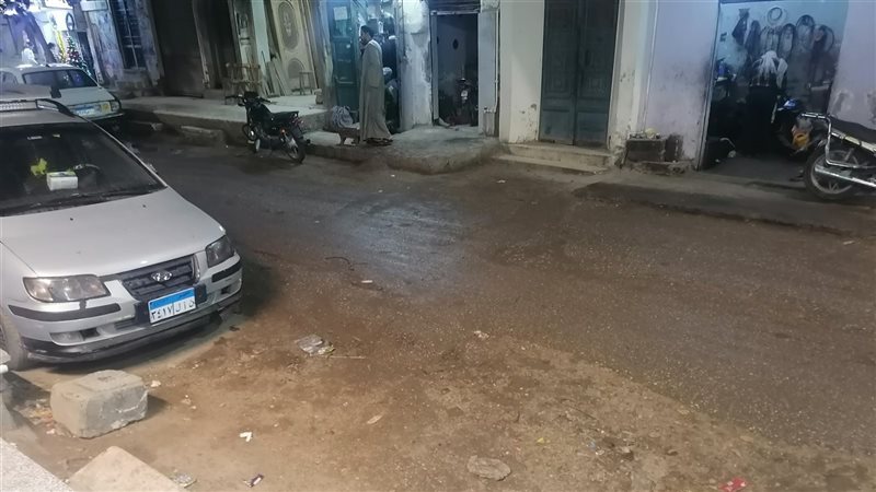 جانب من هطول الأمطار