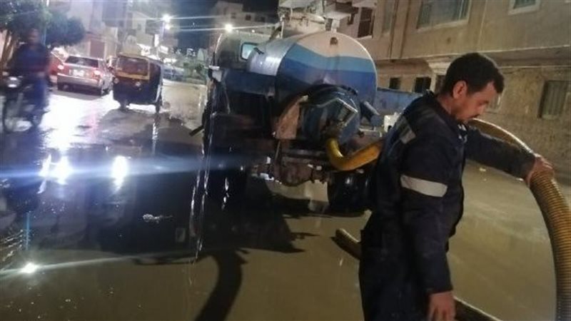 شفط المياه بمحافظة