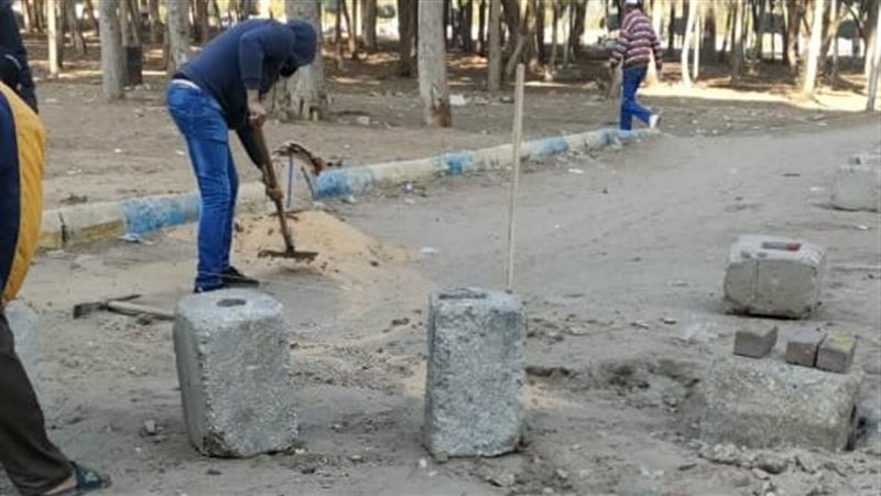 جانب من أعمال غلق