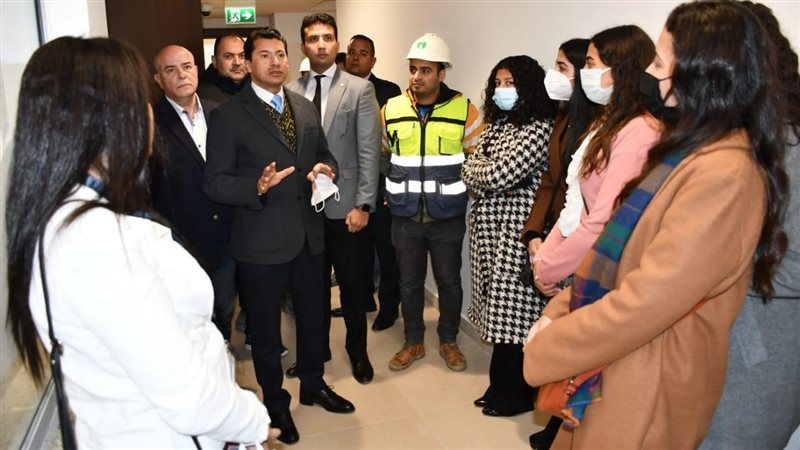 وزير الرياضة يتفقد