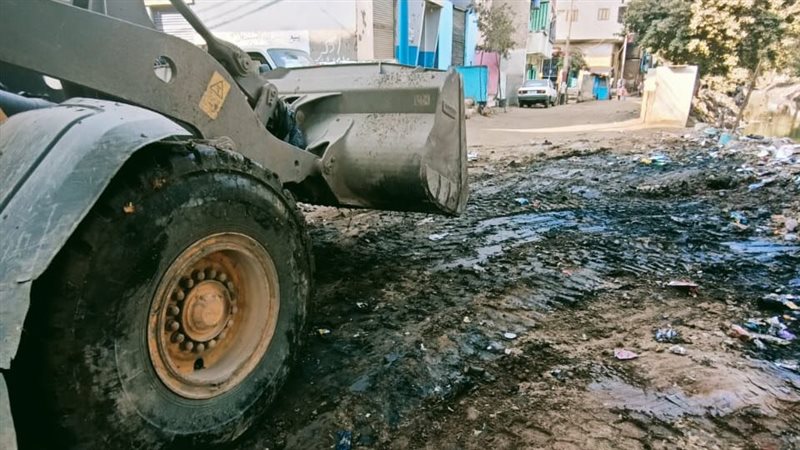 حملة إزالة آثار الأمطار