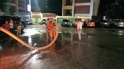 استمرار هطول الأمطار وموجة صقيع على الإسكندرية ليلا 