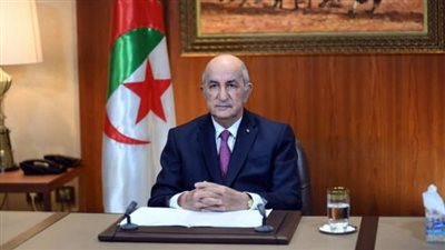  رئيس الجزائر يشيد بجهود مصر والسيسي في وقف حرب غزة ورفض التهجير