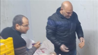 ضبط 13 طن لحوم ودواجن غير صالحة في حملة ليلية بالعبور