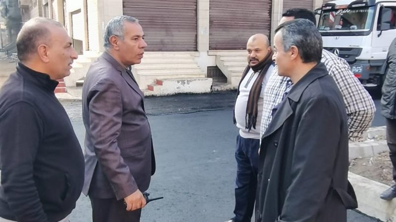 رصف الشوارع بالسنبلاوين،