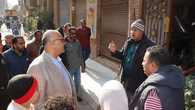 محافظ القليوبية خلال