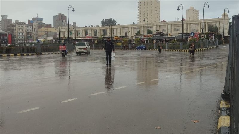 أمطار غزيرة فى الاسكندريه