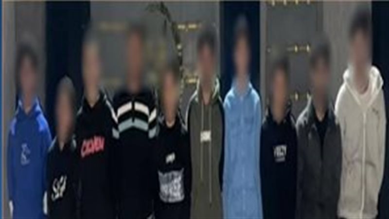 ضبط المتهمين بإضرام