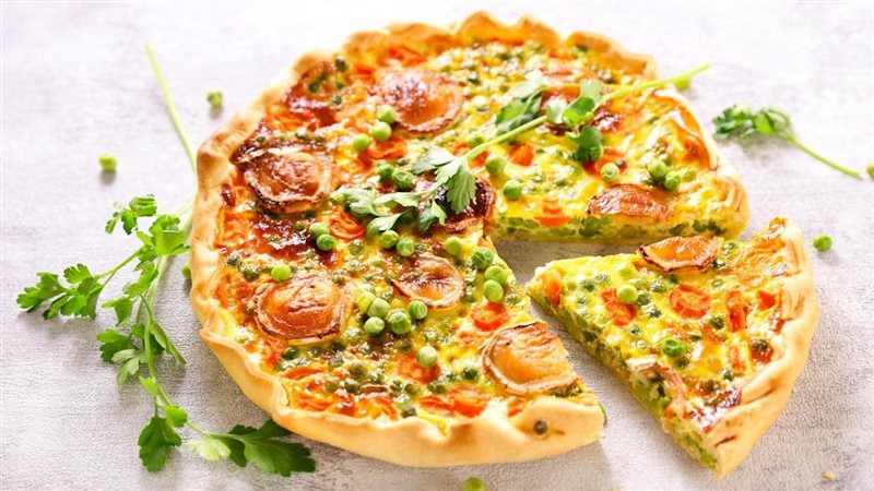 فطيرة الخضار السريعة