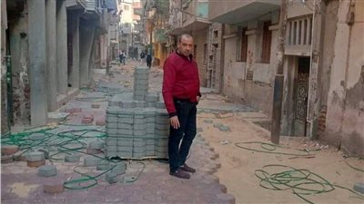 رصف وتركيب انترلوك لعدد من شوارع حي ثان الزقازيق بتكلفة تجاوزت 12 مليون جنيه
