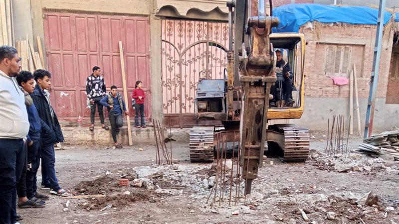 إزالة مخالفات بناء،