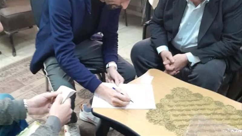 جانب من توقيع السوية،فيتو