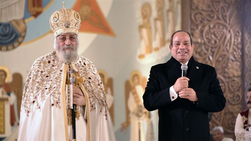 الرئيس السيسي والبابا