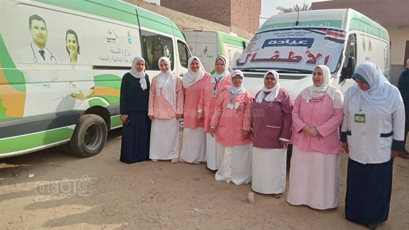 قافلة طبية بقرية