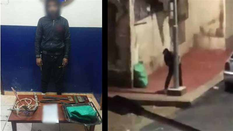 سرقة كابل كهرباء